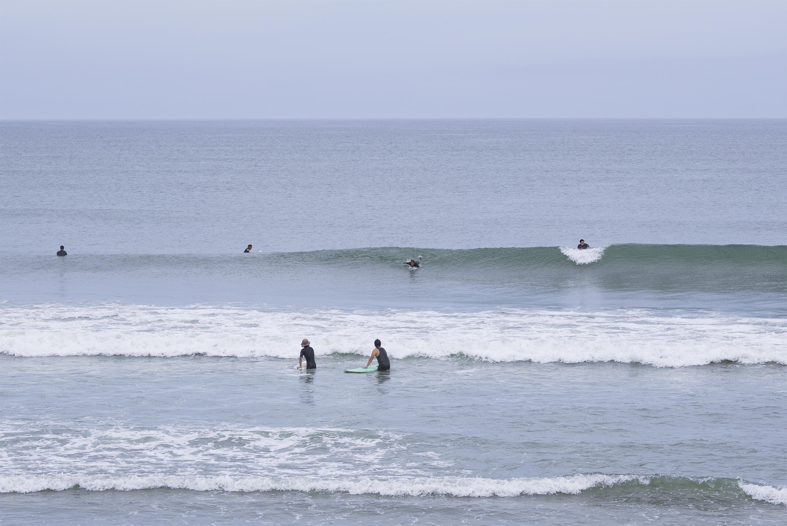 鹿島灘北部 波のある海の風景、サーフィン・波情報 WeekdaySurfReport SURF+(SURF PLUS)