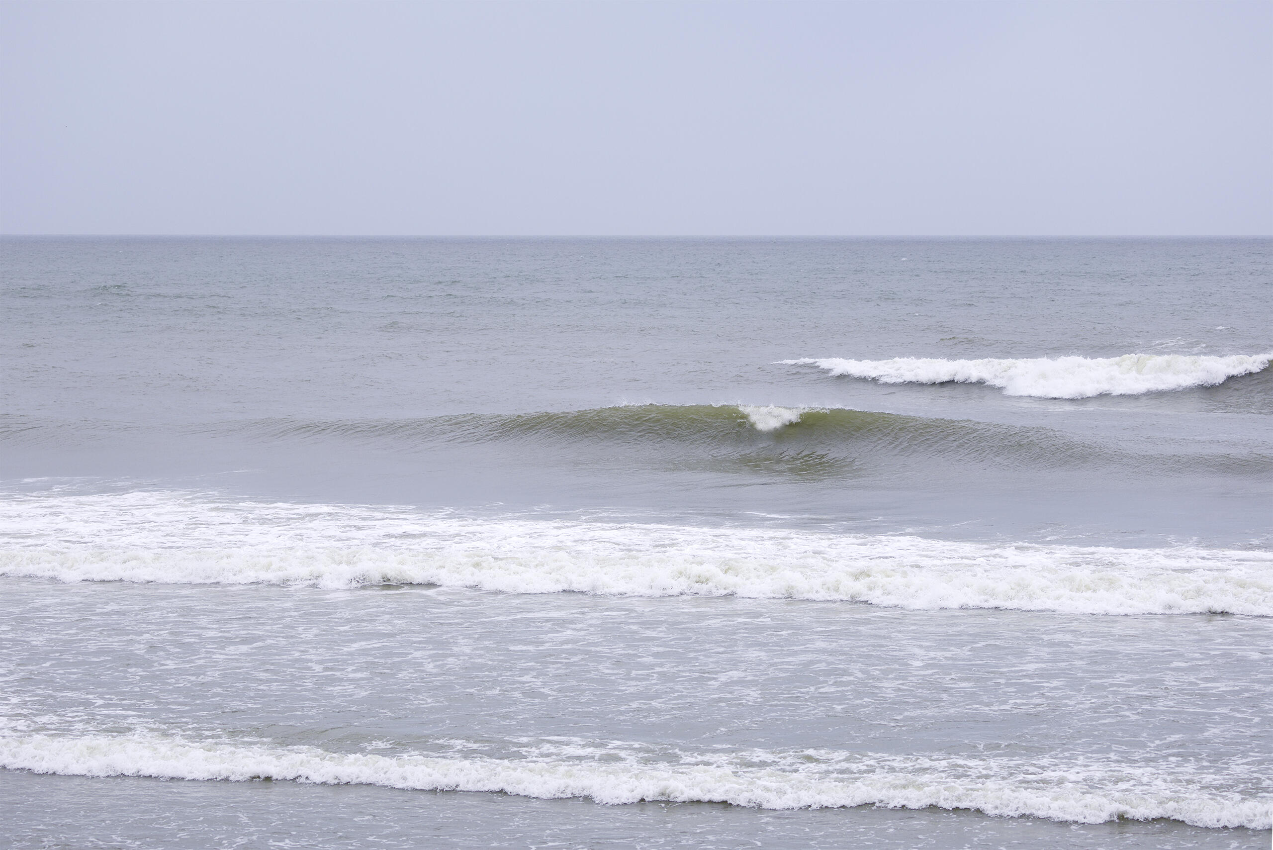 鹿島灘北部 波のある海の風景、サーフィン・波情報 WeekdaySurfReport SURF+(SURF PLUS)