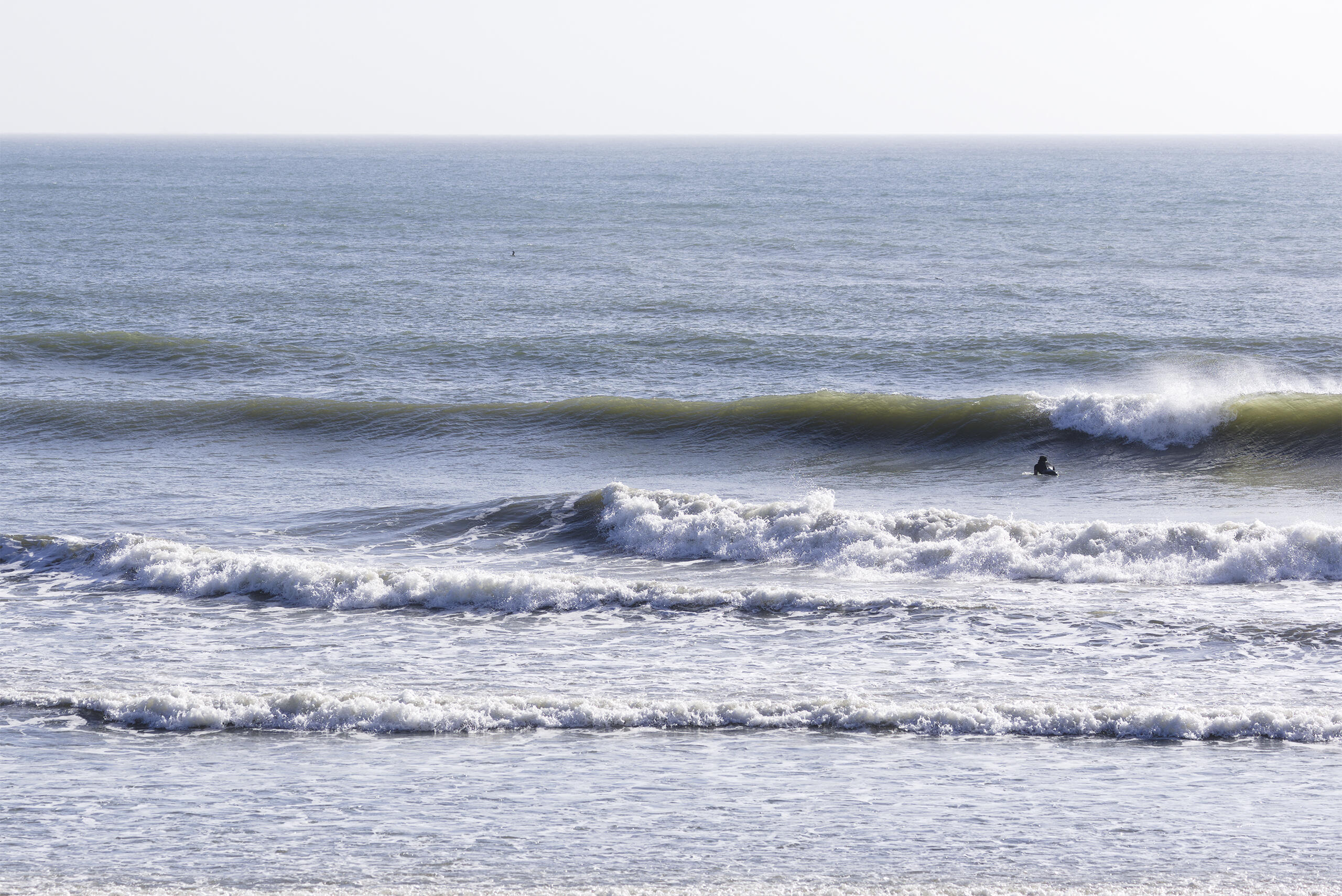 鹿島灘北部 波のある海の風景、サーフィン・波情報 WeekdaySurfReport SURF+(SURF PLUS)